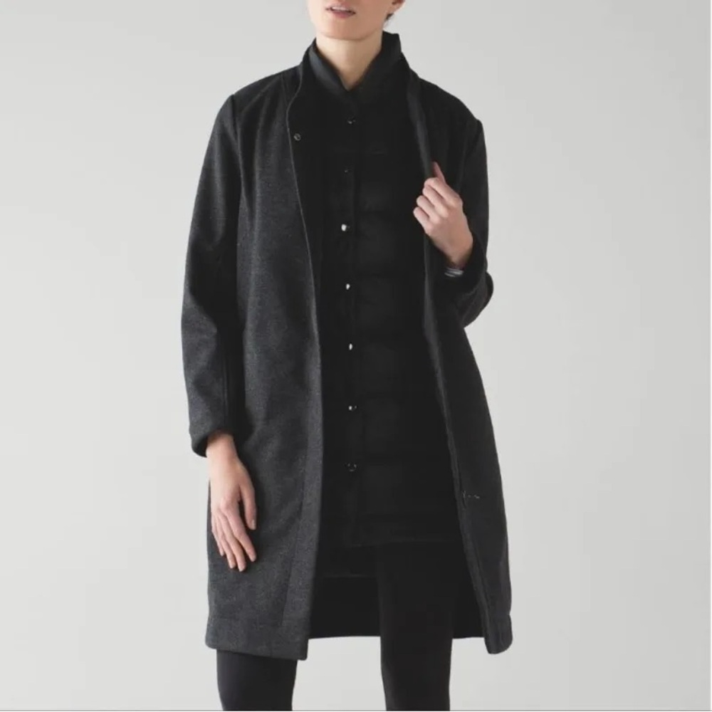 Lululemon All Days Wool Softshell Coat Size 4